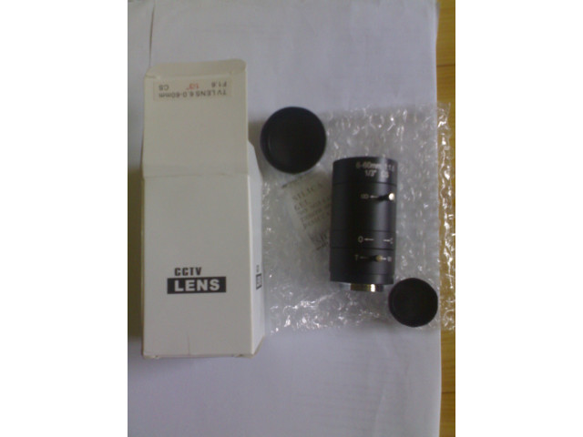 Objektiv - CS čočka asferický varifocal 6.0-60 mm s manuální clonou pro CCTV s CS závitem