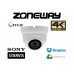8MPx 4K IP STARVIS dome kamera ZONEWAY NC940