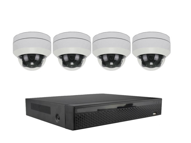 4CH PTZ IP 5MPx kamerový set ZONEWAY - 4x mini PTZ kamera a 16CH NVR2104