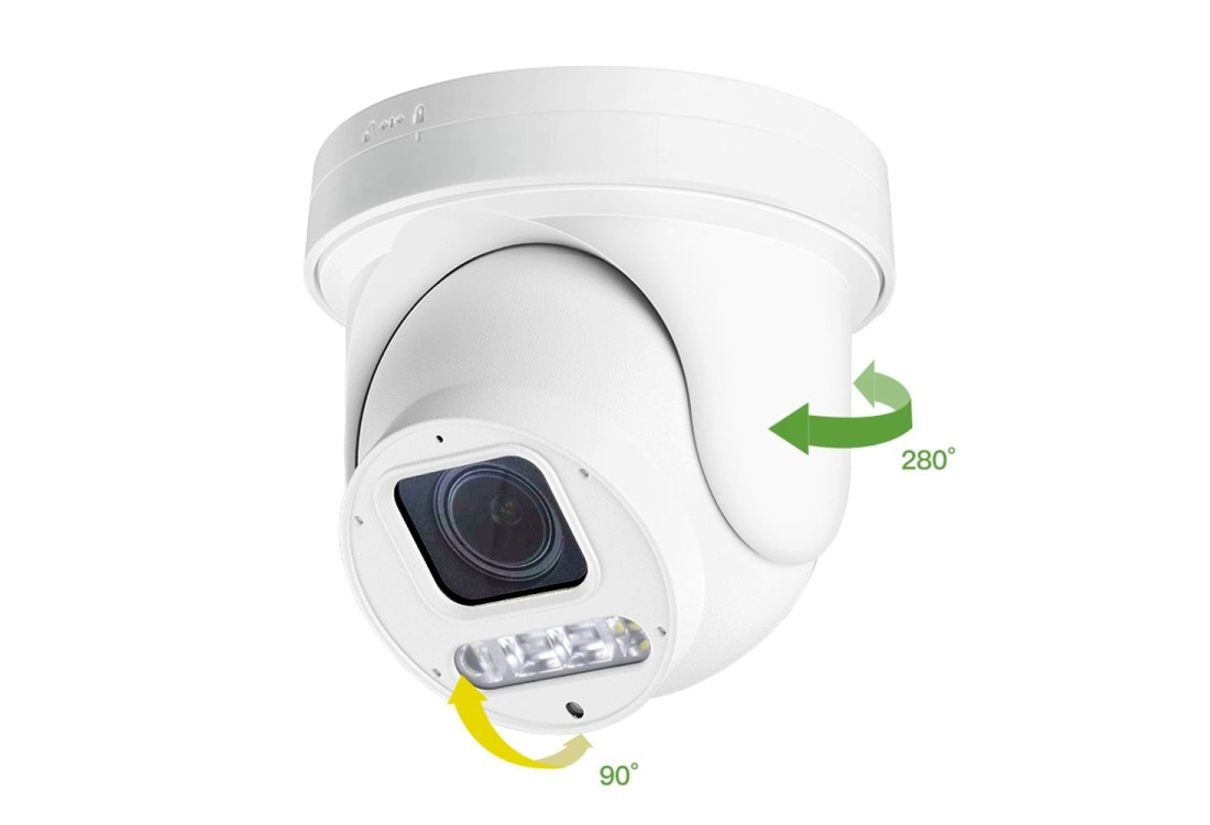 Mini IP kamera venkovní PTZ, 6 Mpx, zoom 5x, IP66 | HICO X4D-M6S