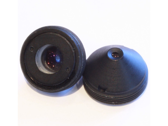 3,7mm dírková čočka - objektiv pro IP kamery, skrytá montáž