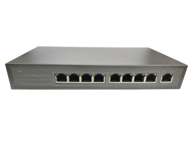 PoE switch PS1081, 8+1 port 10/100M, 15.4W/port, PoE31008P