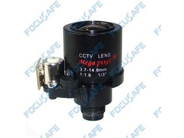 Speciální 3,7-14,8mm varifokální čočka - objektiv pro kamery