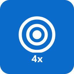 Mini IP kamera venkovní PTZ, 6 Mpx, zoom 4x, IP66 | HICO X4D-M6S Zoom 4x