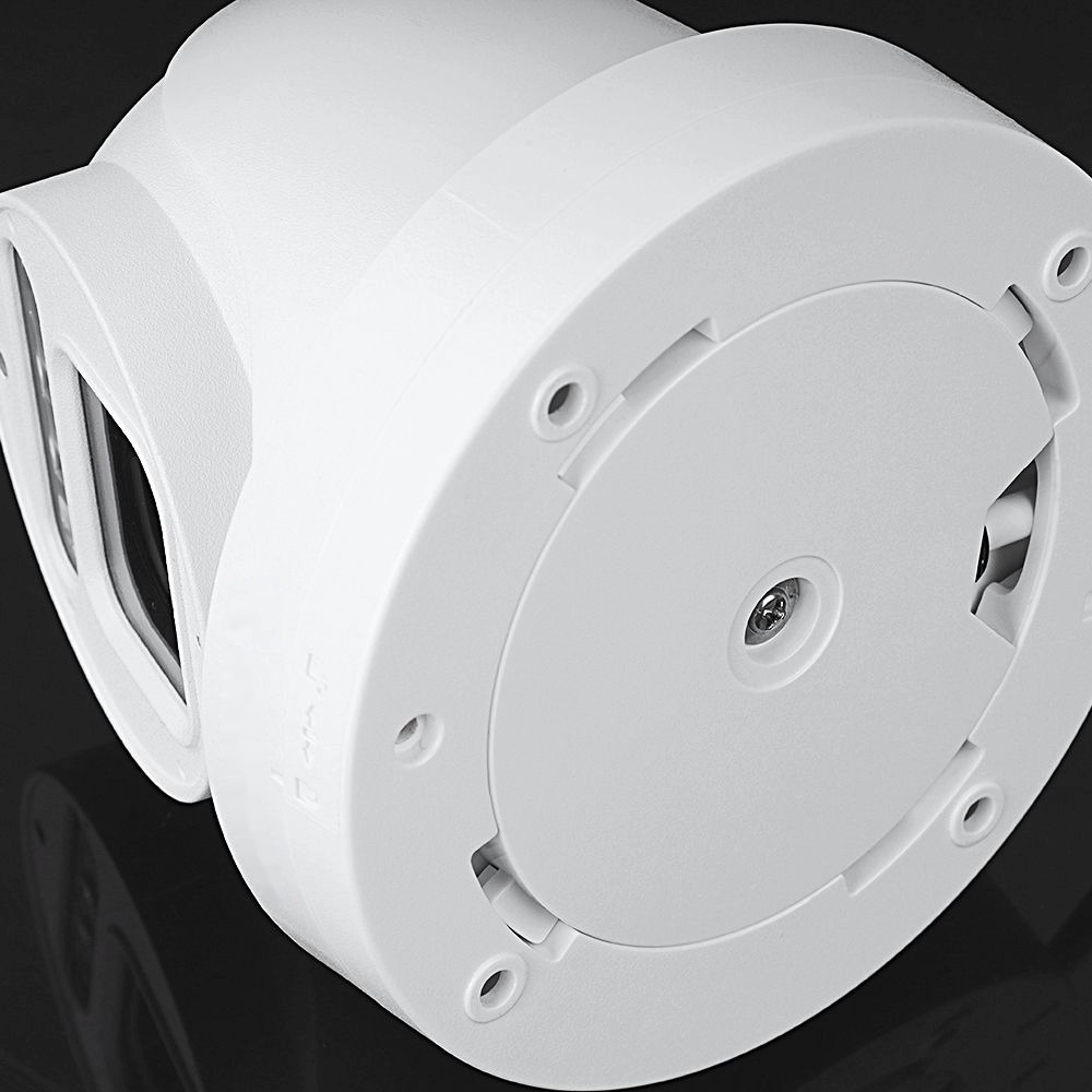 Venkovní mini PTZ IP kamera HICO X4D-M6S – zadní strana kovového pouzdra s víkem a šroubem